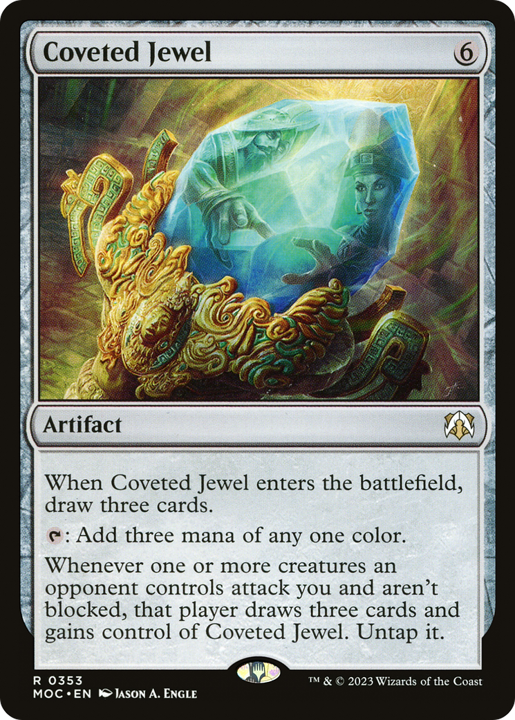 Coveted Jewel (Ripple Foil) [Modern Horizons 3 Commander] | Odin's Place