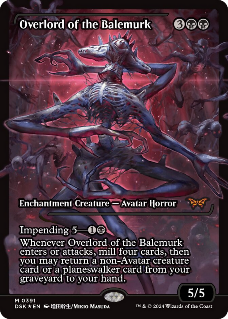 Overlord of the Balemurk (Japan Showcase) [Duskmourn: House of Horror] | Odin's Place