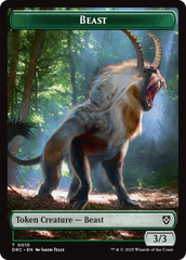 Beast (0010) // Beast (0011) Double-Sided Token [Aetherdrift Commander] | Odin's Place