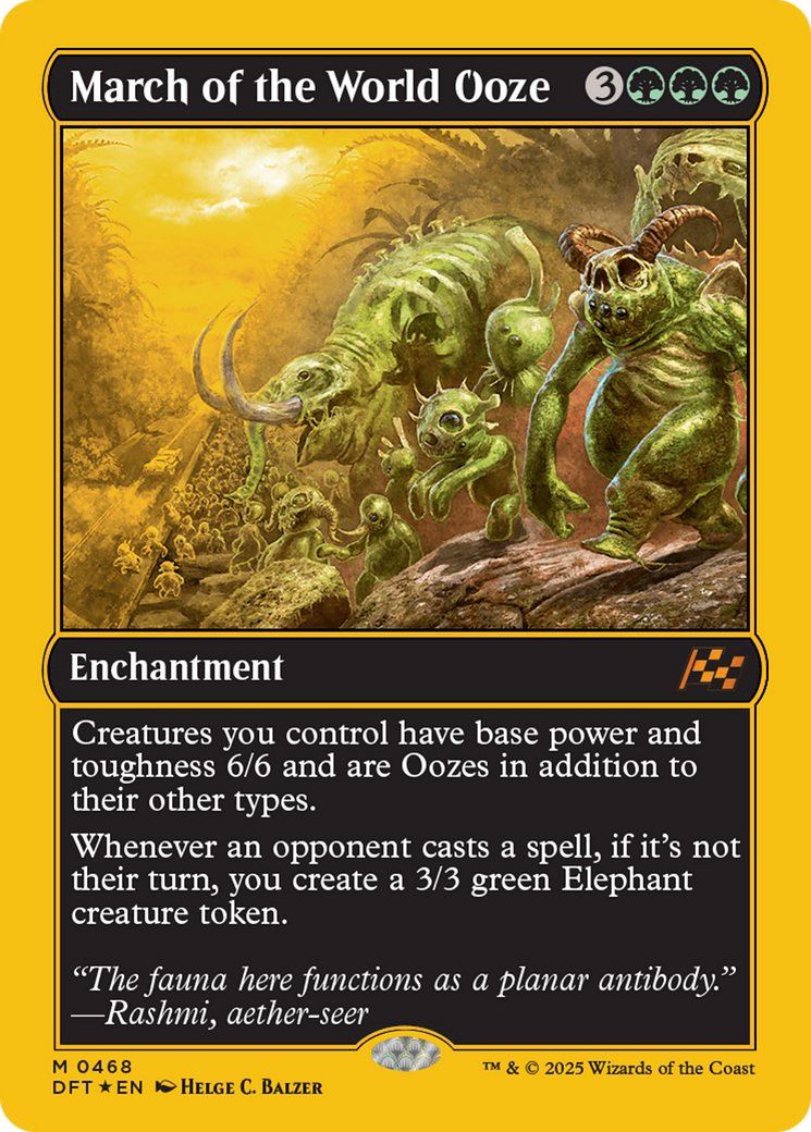 March of the World Ooze (First-Place Foil) [Aetherdrift] | Odin's Place