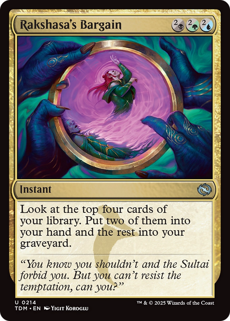 Rakshasa's Bargain [Tarkir: Dragonstorm] | Odin's Place