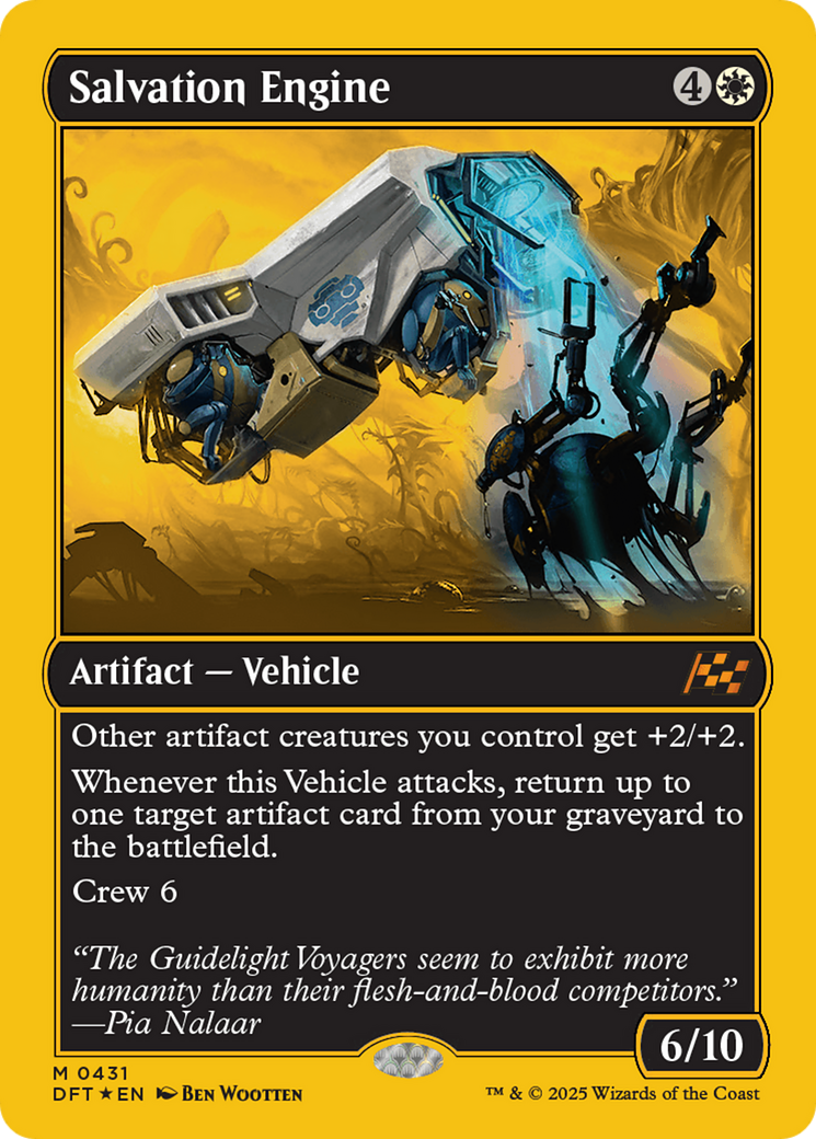 Salvation Engine (First-Place Foil) [Aetherdrift] | Odin's Place