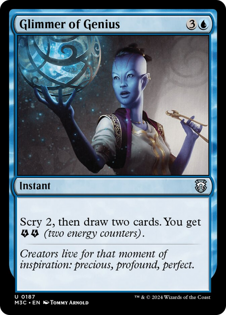 Glimmer of Genius [Modern Horizons 3 Commander] | Odin's Place