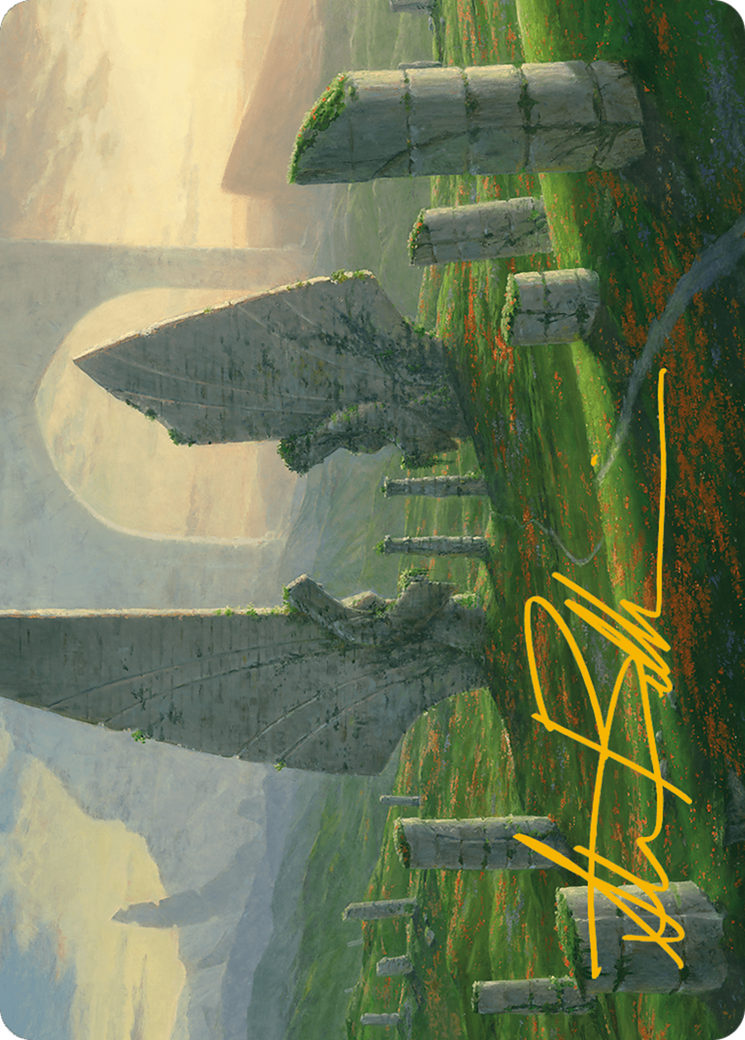 Monumental Henge Art Card (Gold-Stamped Signature) [Modern Horizons 3 Art Series] | Odin's Place
