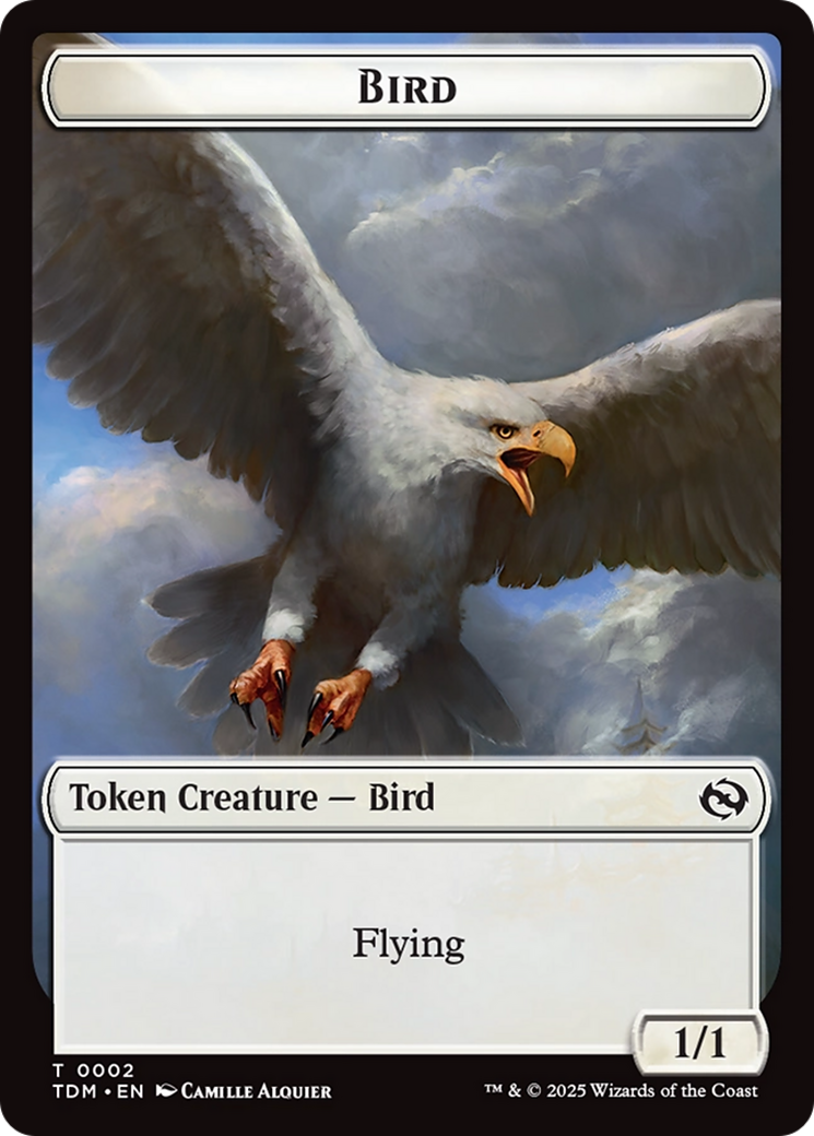 Inkling // Bird Double-Sided Token [Tarkir: Dragonstorm Commander Tokens] | Odin's Place