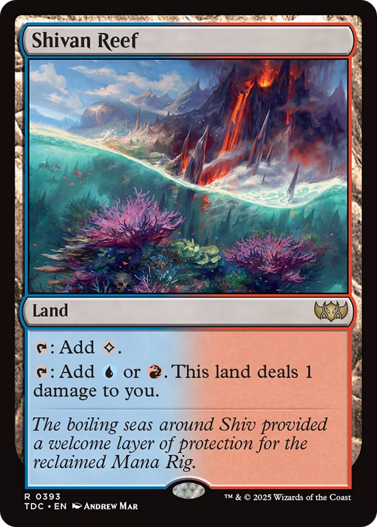Shivan Reef [Tarkir: Dragonstorm Commander] | Odin's Place