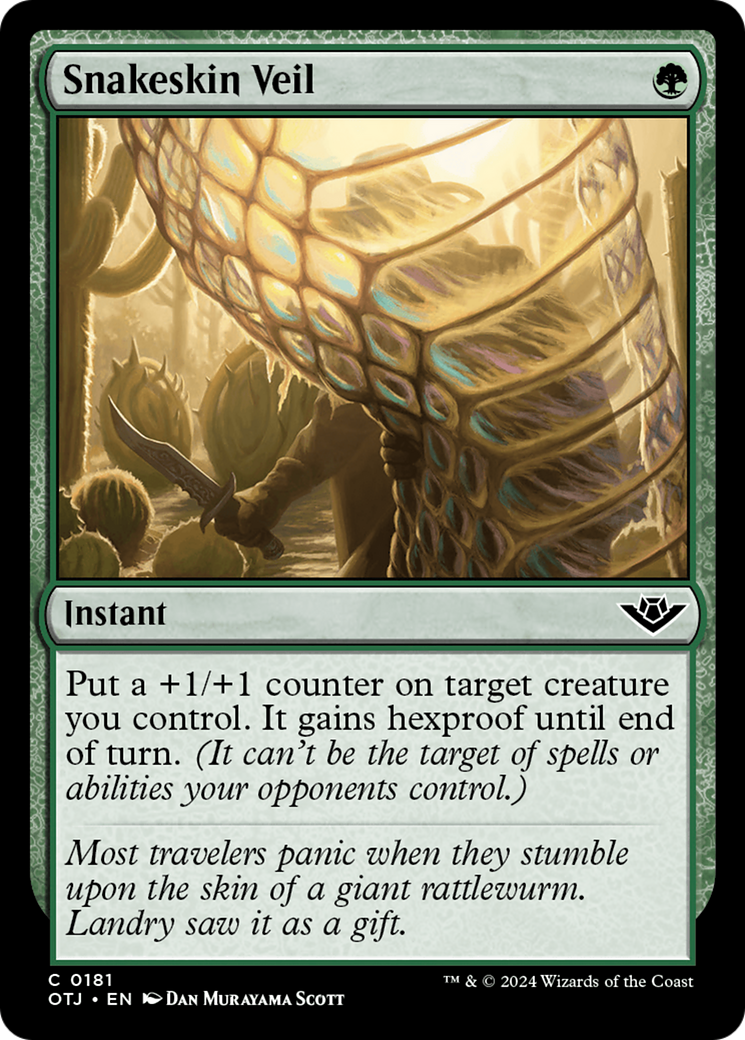 Snakeskin Veil [Outlaws of Thunder Junction] | Odin's Place