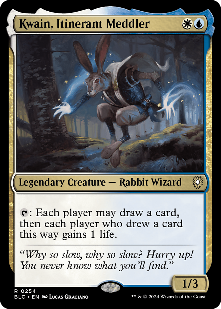 Kwain, Itinerant Meddler [Bloomburrow Commander] | Odin's Place