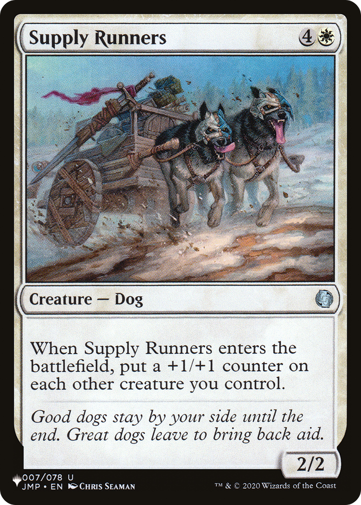 Supply Runners [The List] | Odin's Place