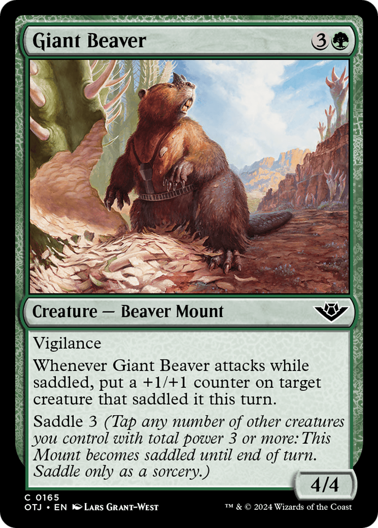 Giant Beaver [Outlaws of Thunder Junction] | Odin's Place