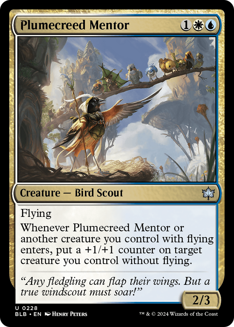 Plumecreed Mentor [Bloomburrow] | Odin's Place