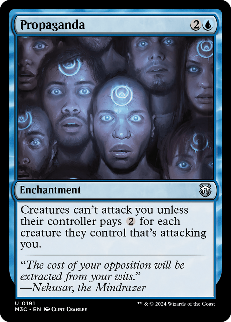 Propaganda (Ripple Foil) [Modern Horizons 3 Commander] | Odin's Place
