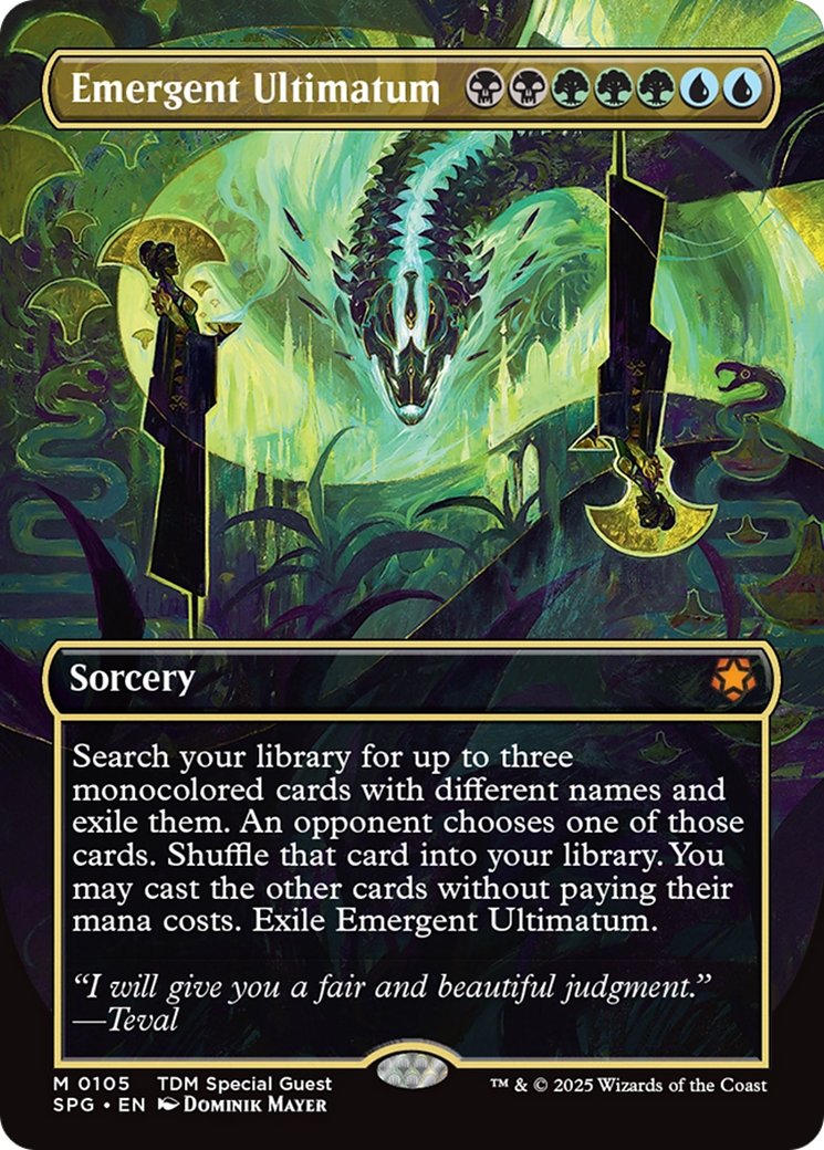 Emergent Ultimatum (Borderless) [Tarkir: Dragonstorm Special Guests] | Odin's Place