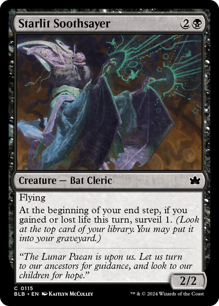 Starlit Soothsayer [Bloomburrow] | Odin's Place