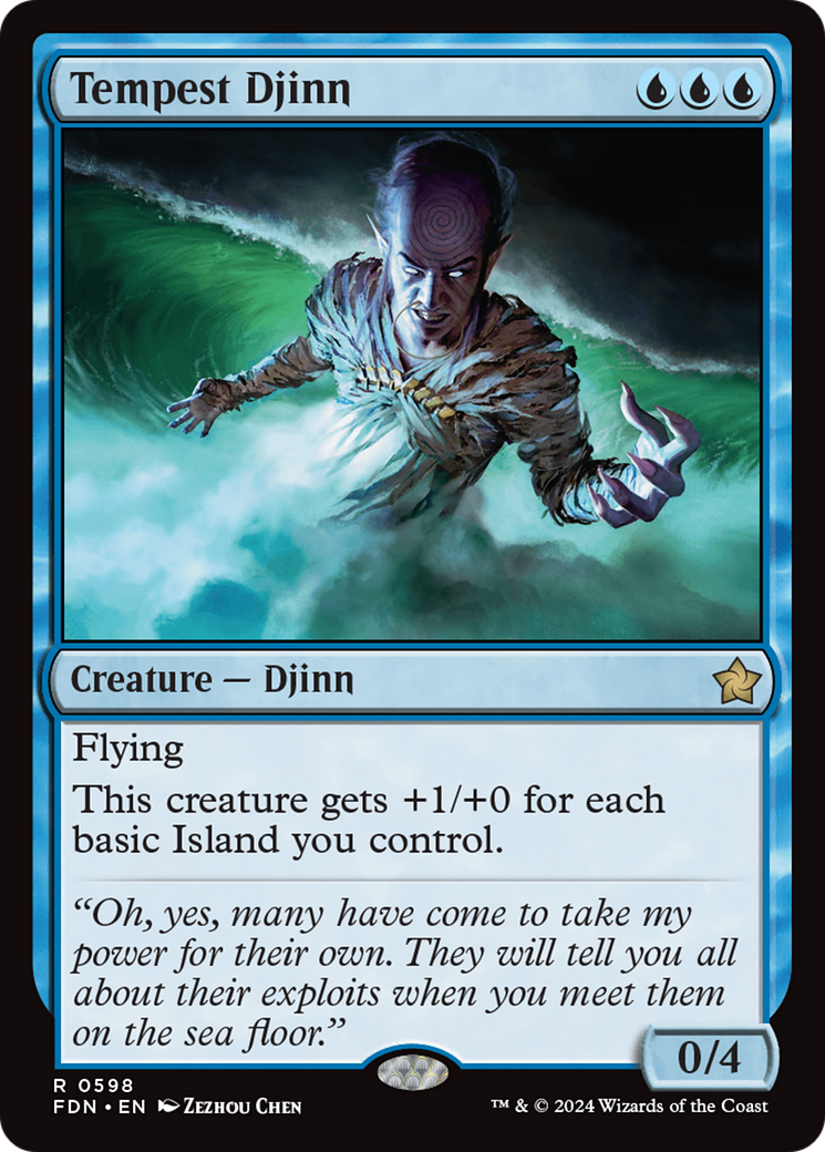 Tempest Djinn [Foundations] | Odin's Place