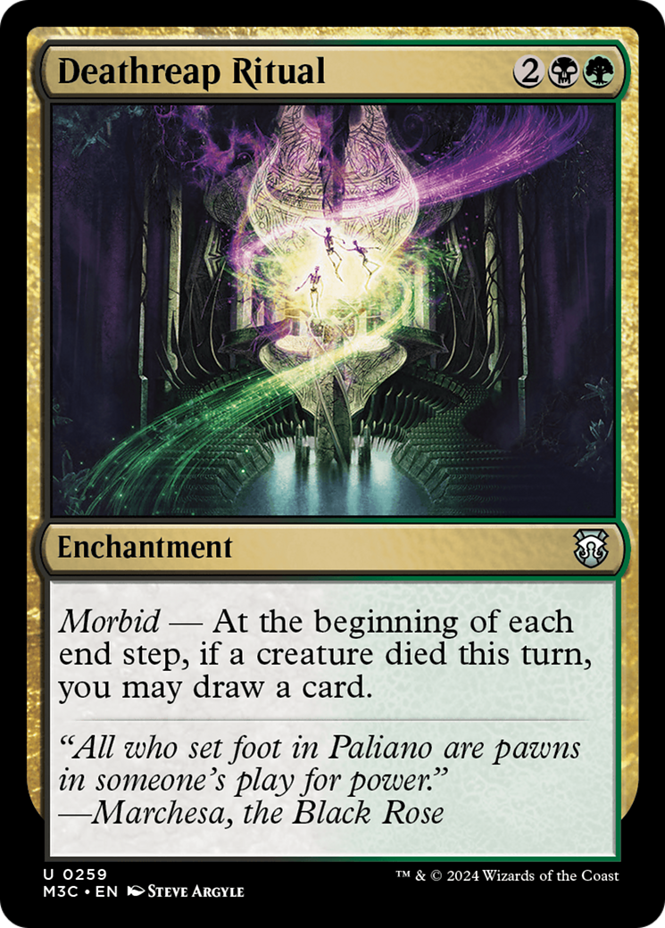 Deathreap Ritual (Ripple Foil) [Modern Horizons 3 Commander] | Odin's Place