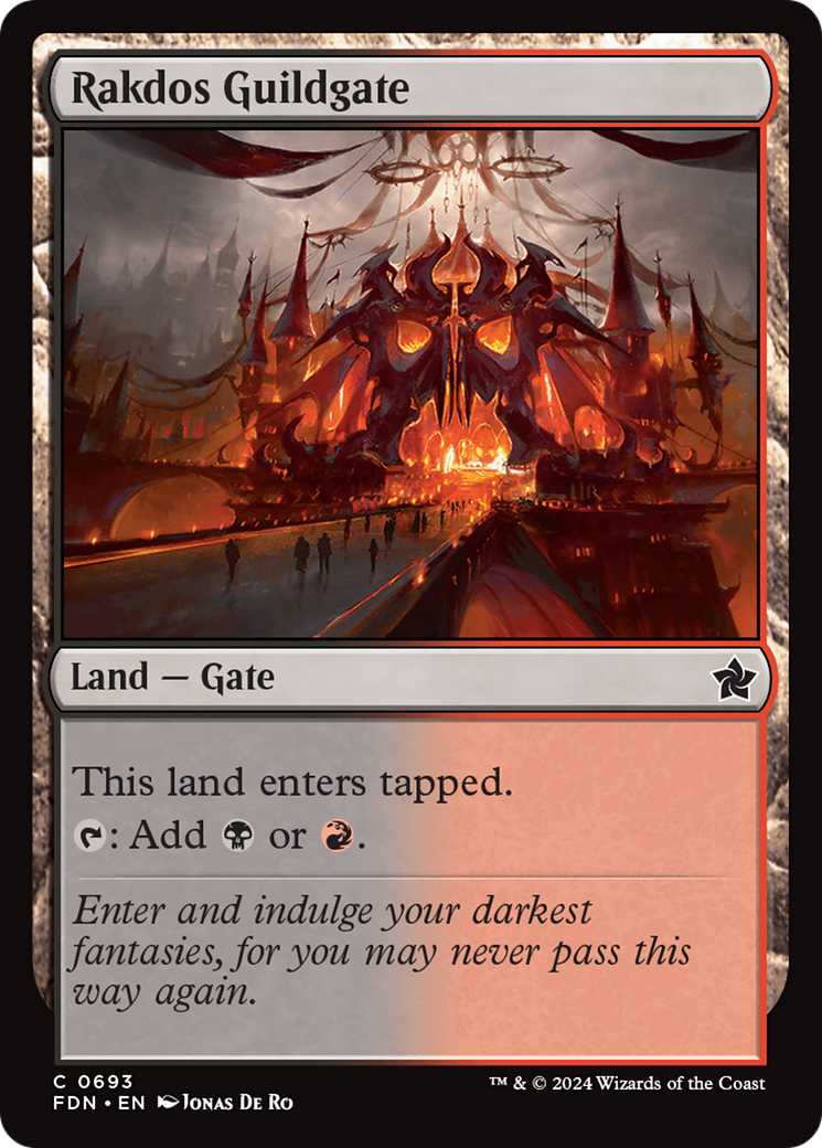 Rakdos Guildgate [Foundations] | Odin's Place