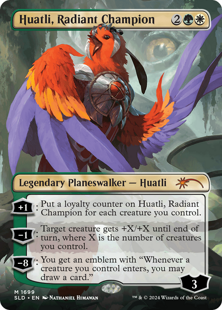 Huatli, Radiant Champion (Rainbow Foil) [Secret Lair Drop Series] | Odin's Place