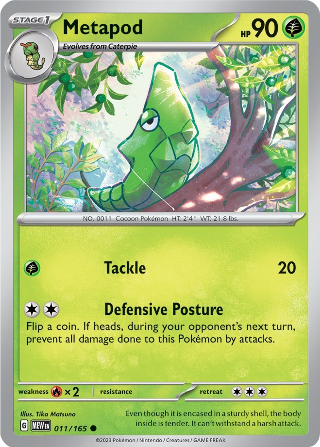 Metapod (011/165) [Scarlet & Violet 151] | Odin's Place