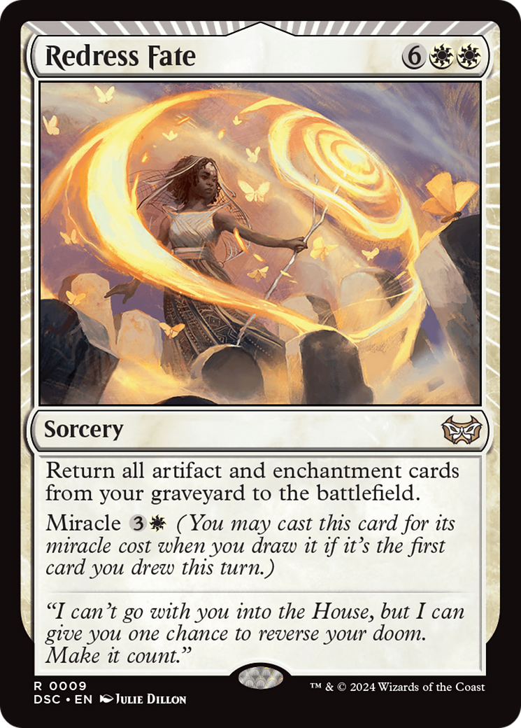 Redress Fate [Duskmourn: House of Horror Commander] | Odin's Place