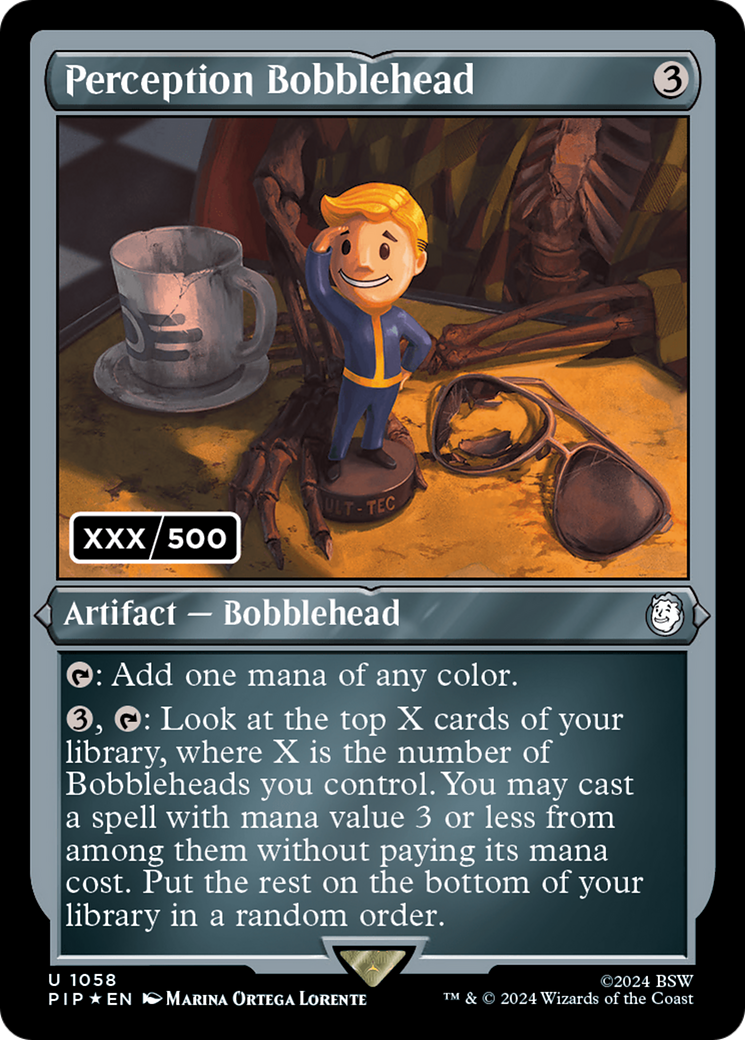 Perception Bobblehead (Serial Numbered) [Fallout] | Odin's Place