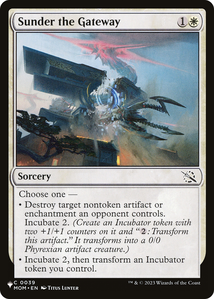 Sunder the Gateway [The List] | Odin's Place