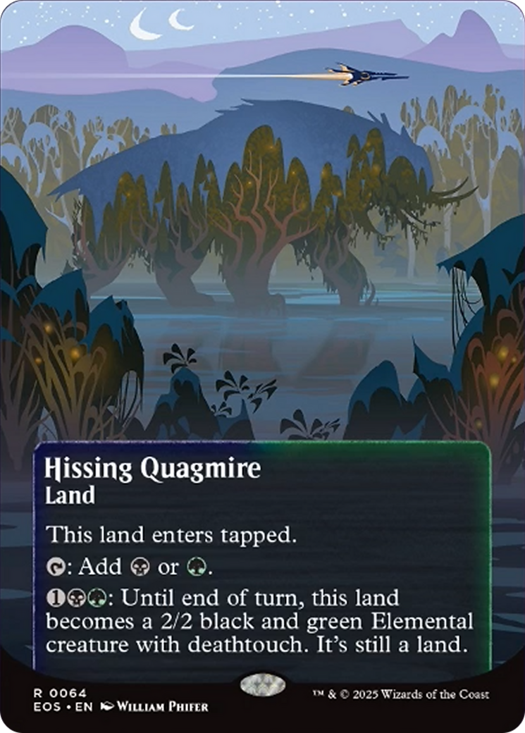 Hissing Quagmire (0064) (Borderless) [Edge of Eternities: Stellar Sights] | Odin's Place