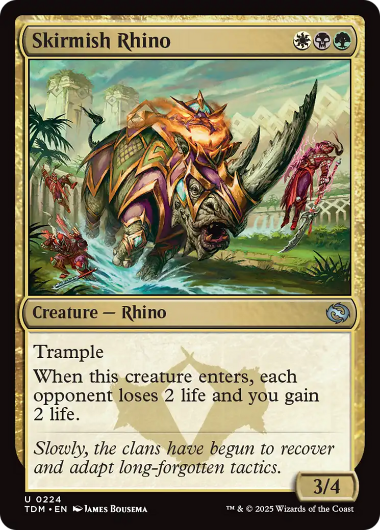 Skirmish Rhino (224) [Tarkir: Dragonstorm] | Odin's Place