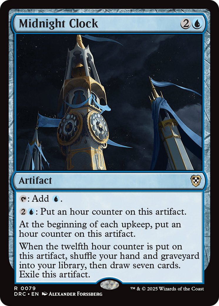 Midnight Clock [Aetherdrift Commander] | Odin's Place