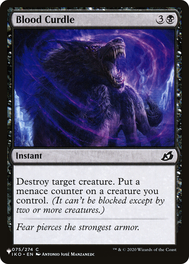 Blood Curdle [The List] | Odin's Place