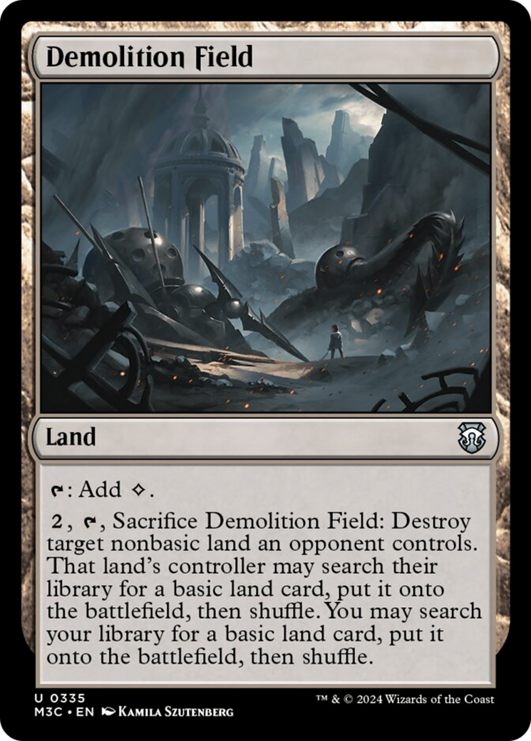 Demolition Field (Ripple Foil) [Modern Horizons 3 Commander] | Odin's Place