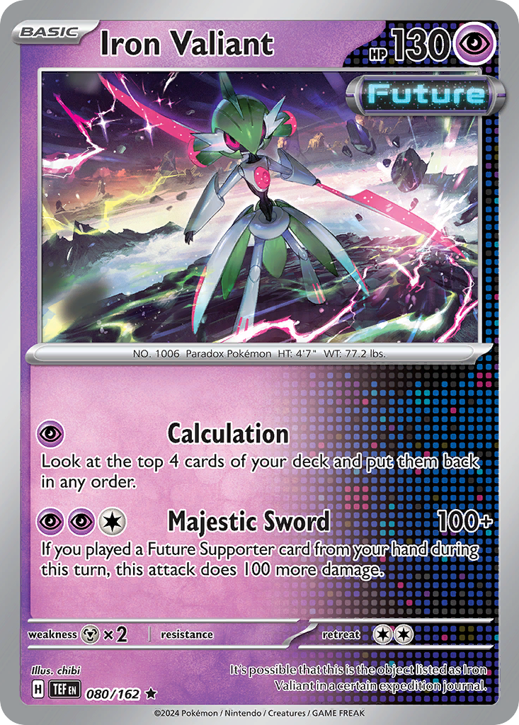 Iron Valiant (080/162) [Scarlet & Violet: Temporal Forces] | Odin's Place