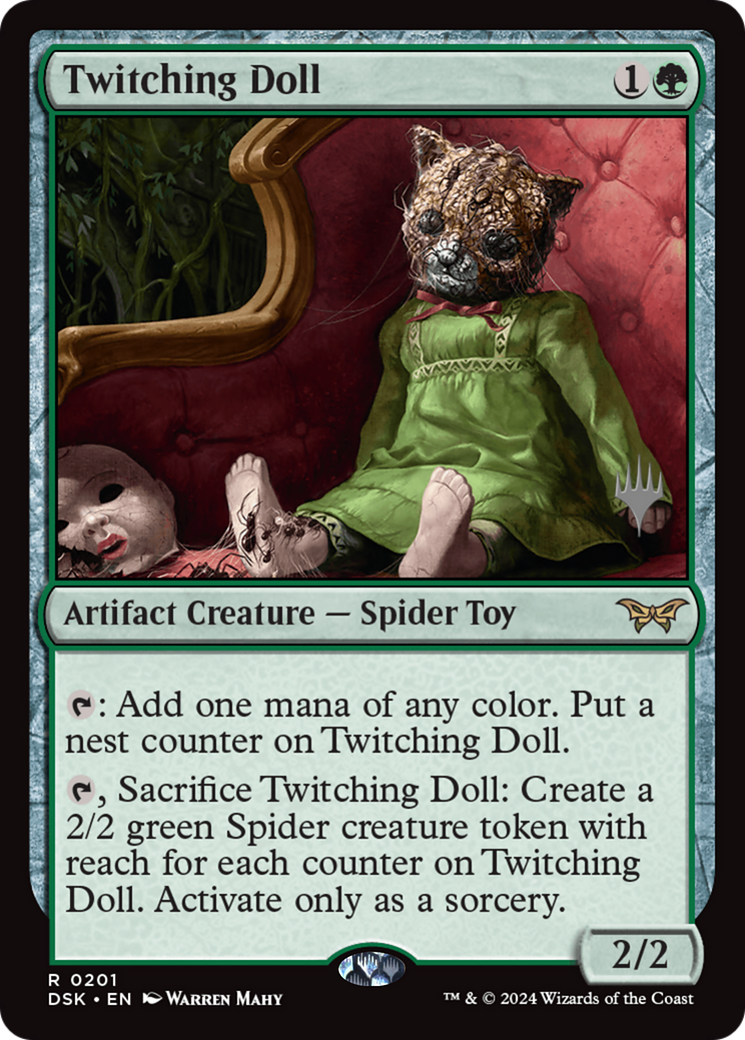Twitching Doll (Promo Pack) [Duskmourn: House of Horror Promos] | Odin's Place