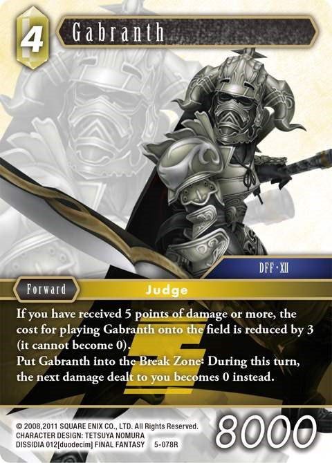 Gabranth [Opus V] | Odin's Place