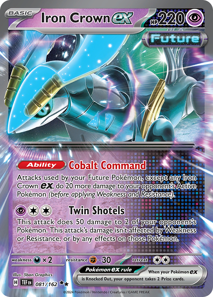 Iron Crown ex (081/162) [Scarlet & Violet: Temporal Forces] | Odin's Place