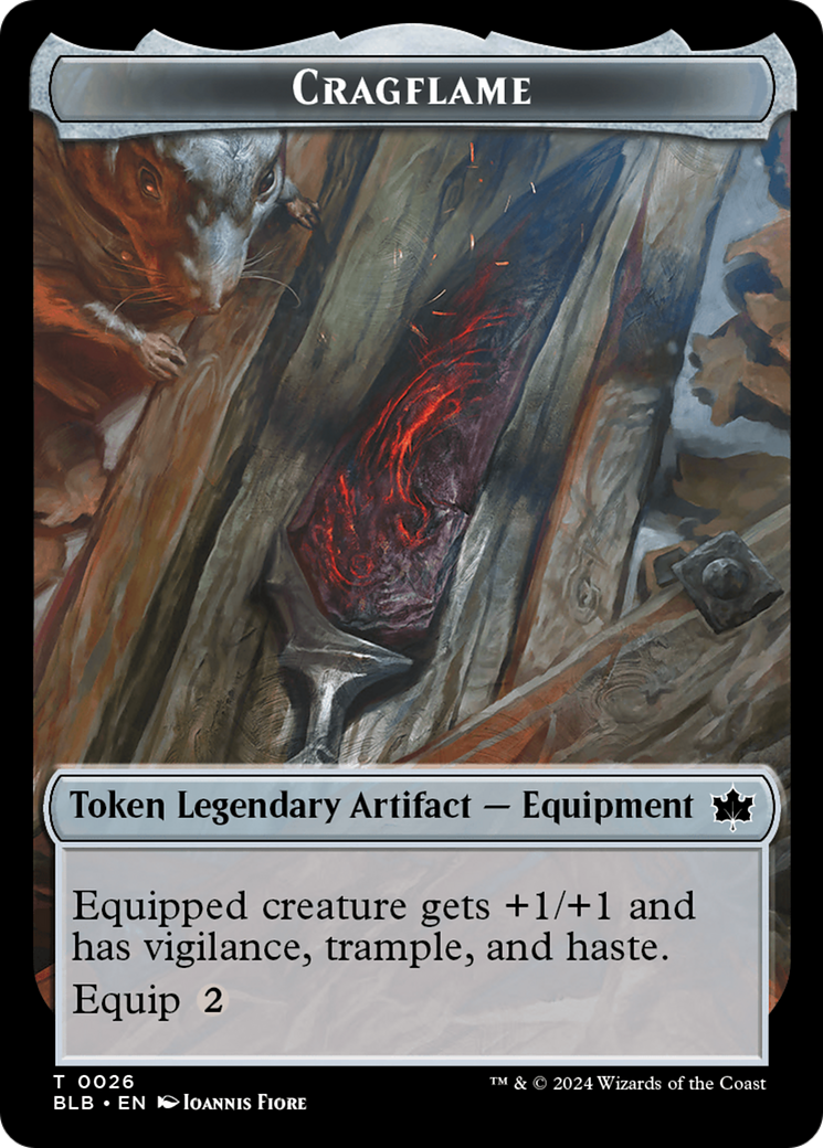 Cragflame // Starscape Cleric Double-Sided Token [Bloomburrow Tokens] | Odin's Place