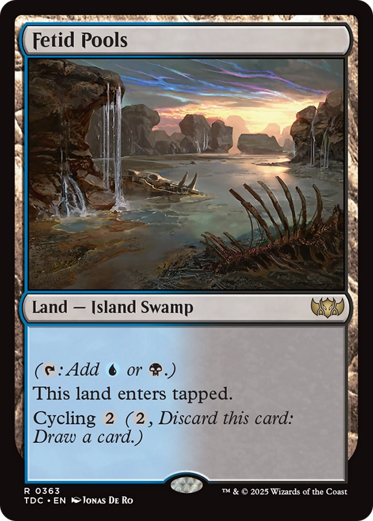 Fetid Pools [Tarkir: Dragonstorm Commander] | Odin's Place