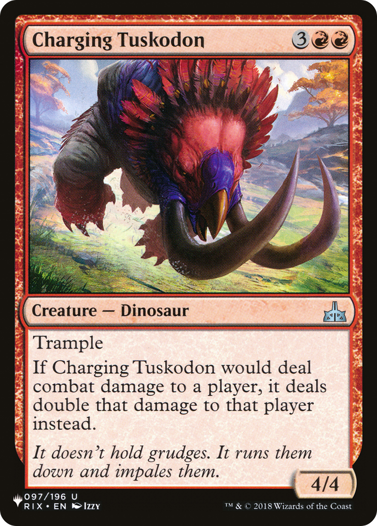 Charging Tuskodon [The List] | Odin's Place