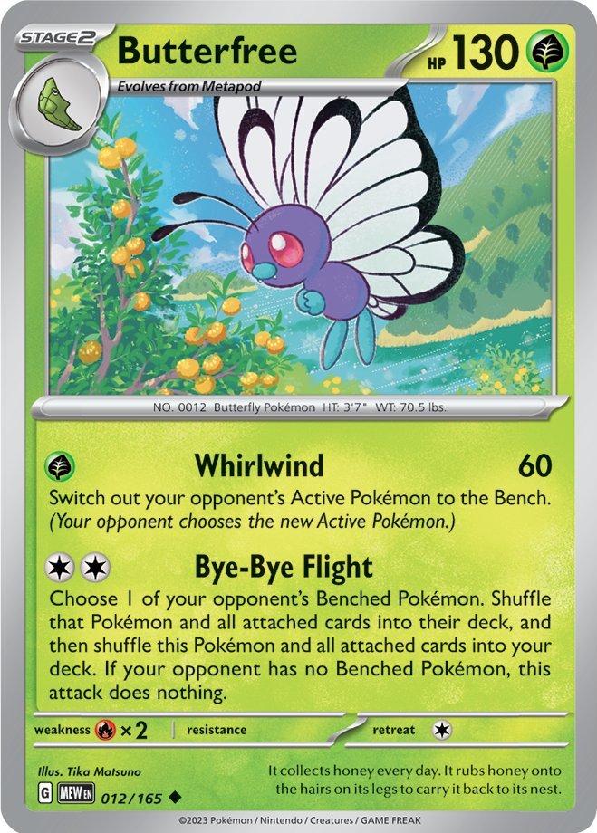 Butterfree (012/165) [Scarlet & Violet 151] | Odin's Place