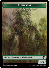 Insect // Elemental (0017) Double-Sided Token [Outlaws of Thunder Junction Commander Tokens] | Odin's Place