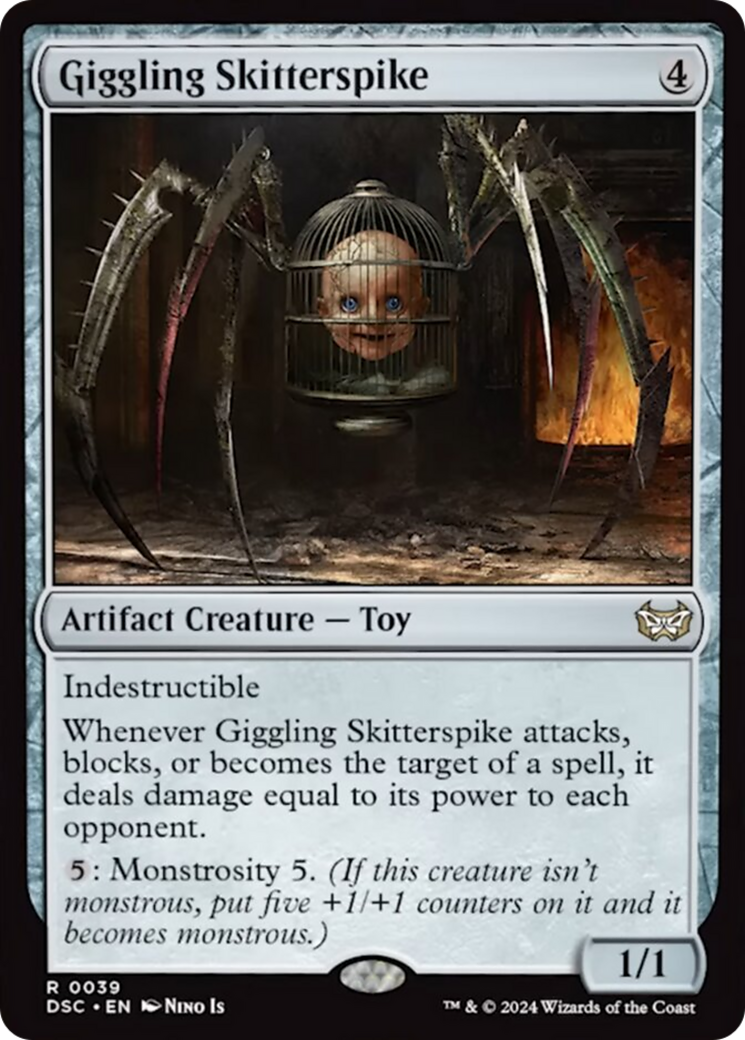 Giggling Skitterspike [Duskmourn: House of Horror Commander] | Odin's Place