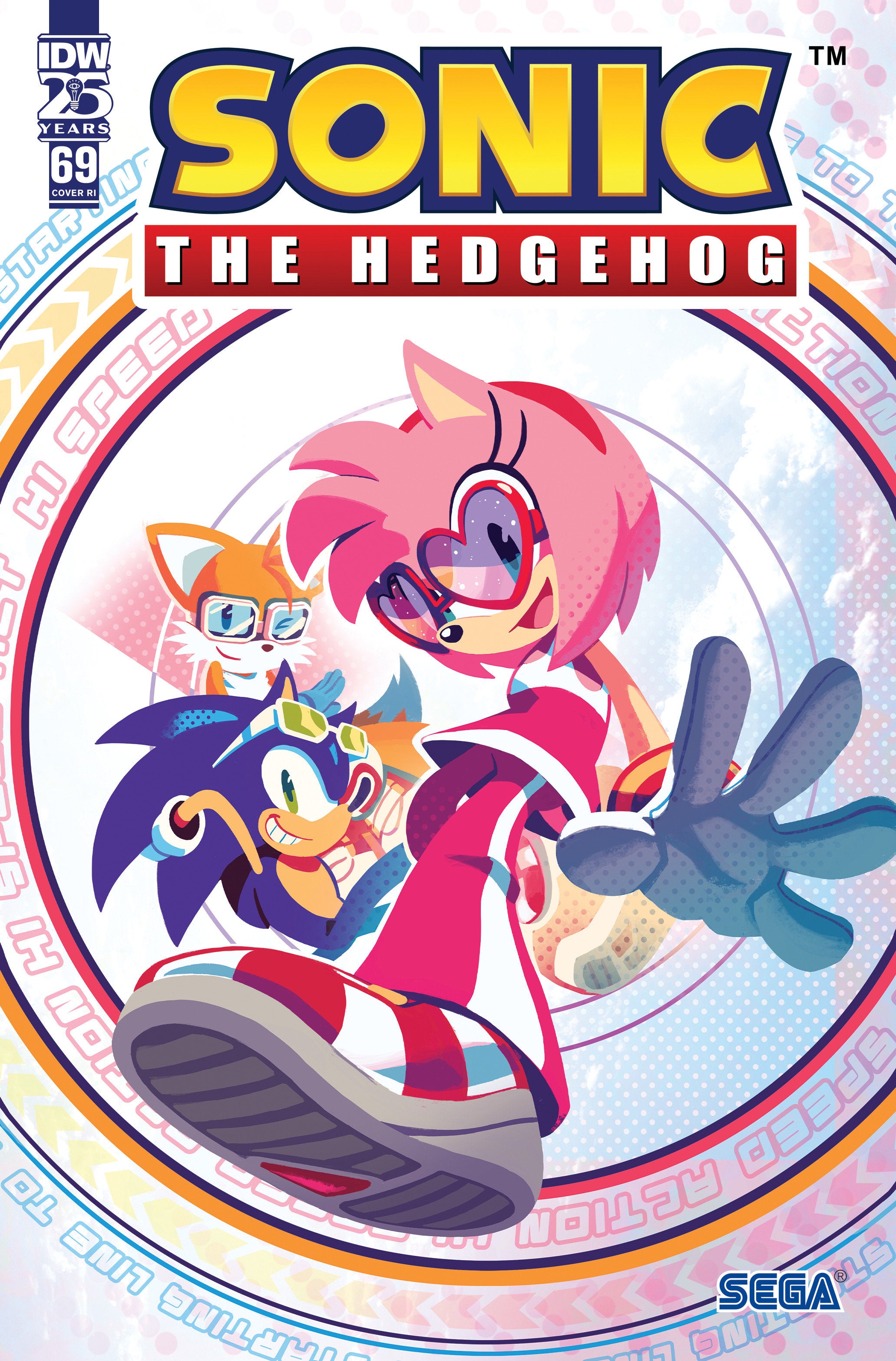 Sonic The Hedgehog #69 Variant Ri (10) (Fourdraine) | Odin's Place