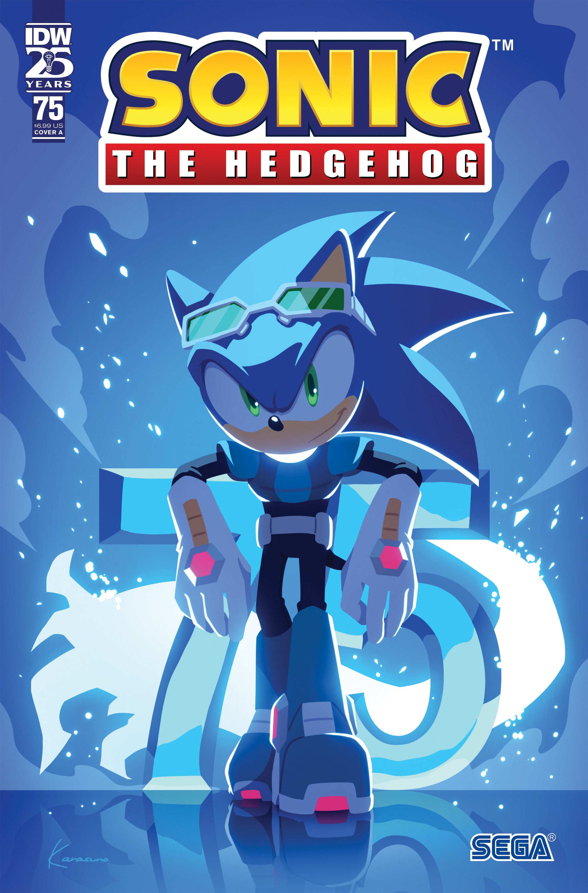 Sonic The Hedgehog #75 Cover A (Sonic Team) | Odin's Place