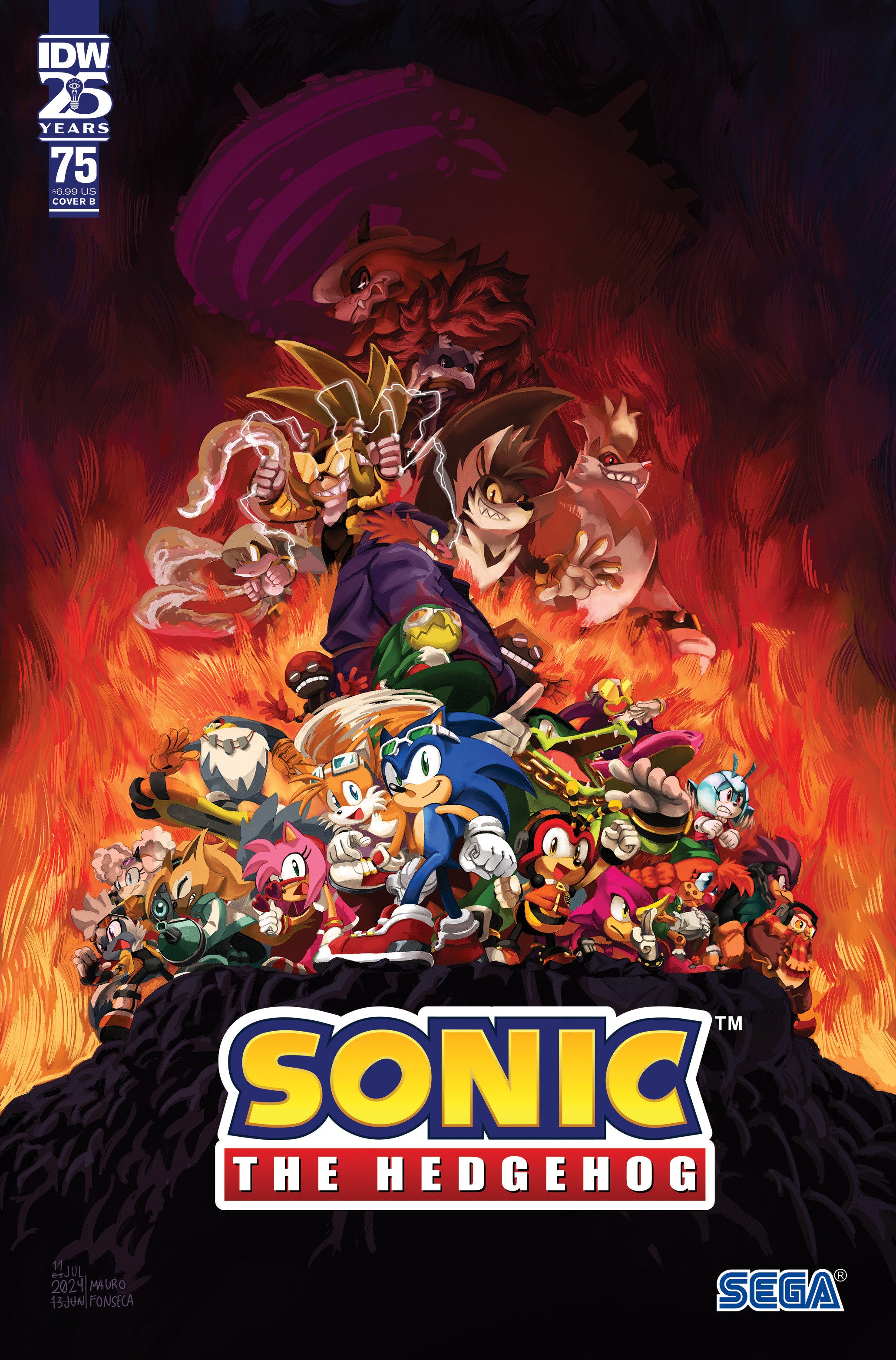 Sonic The Hedgehog #75 Variant B (Fonseca) | Odin's Place