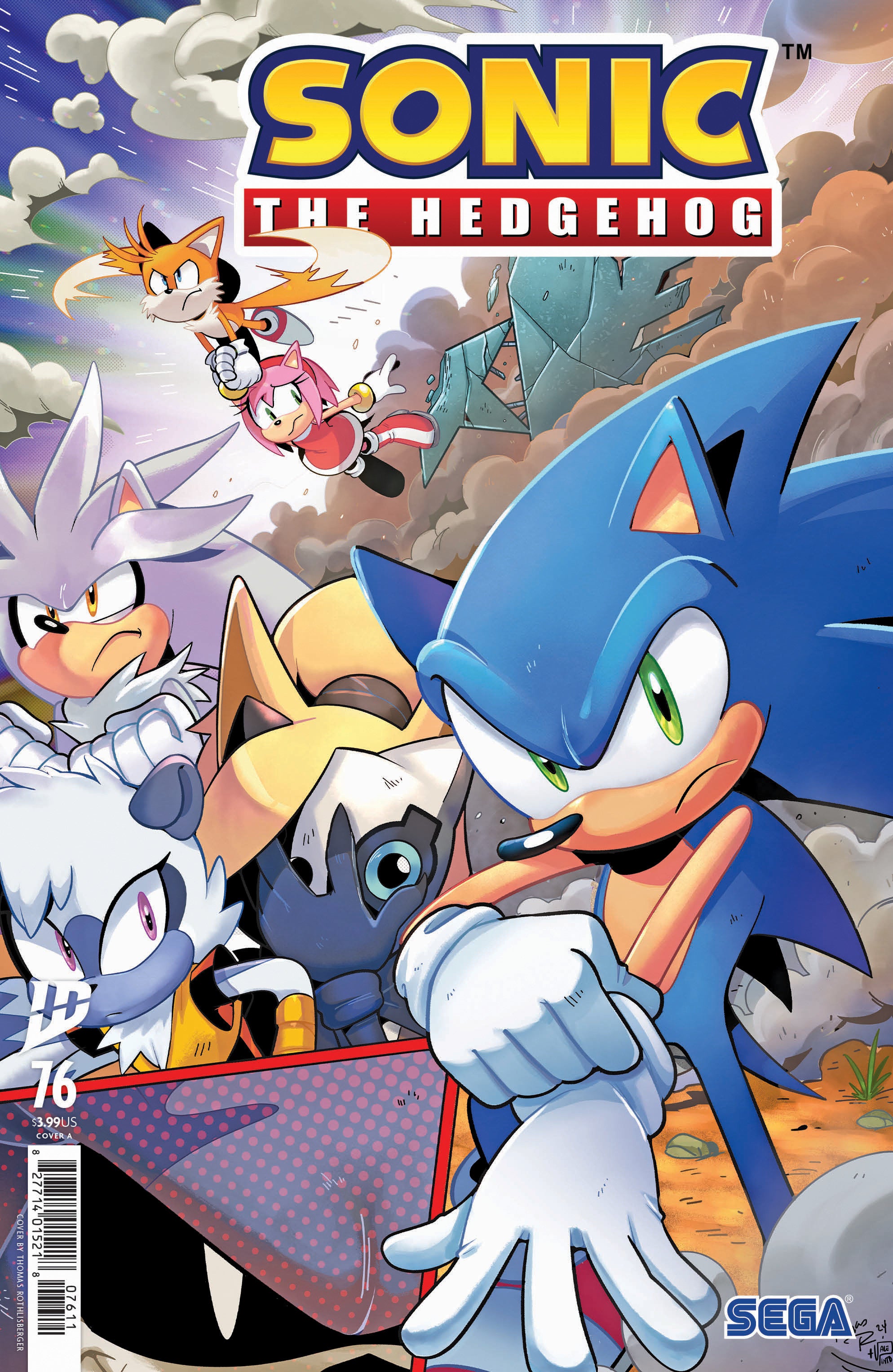 Sonic The Hedgehog #76 Cover A Rothlisberger | Odin's Place