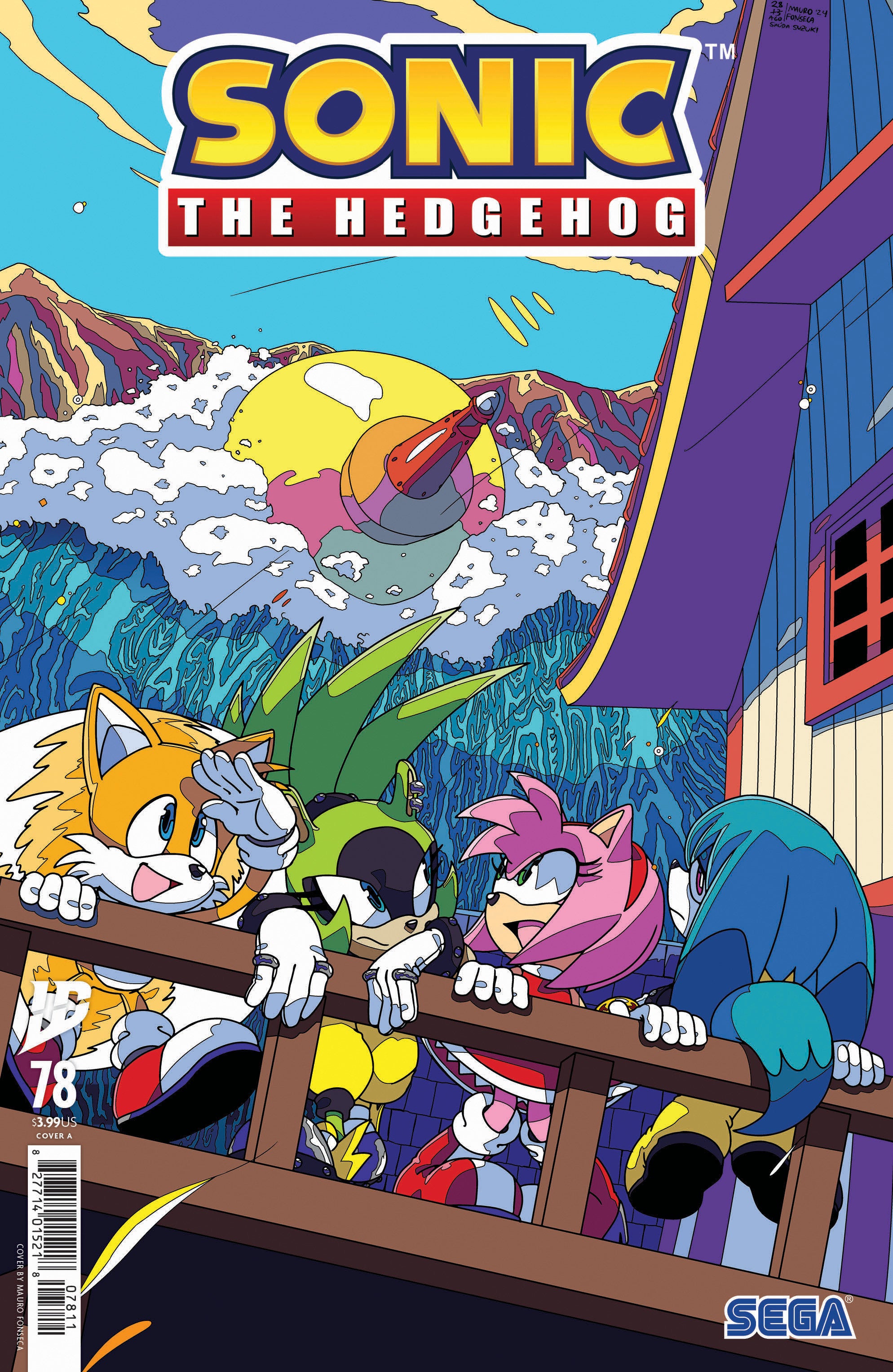 Sonic The Hedgehog #78 Cover A (Fonseca) | Odin's Place