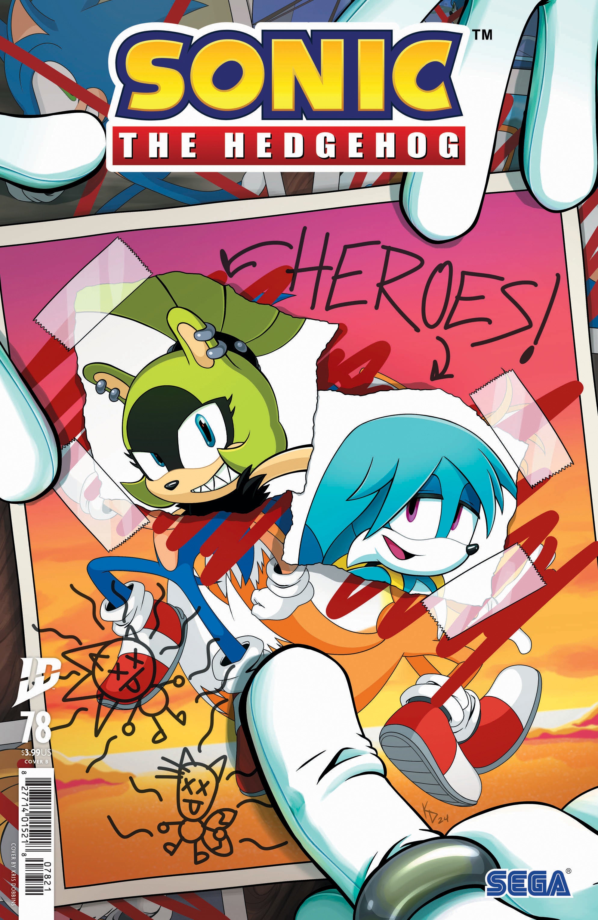 Sonic The Hedgehog #78 Variant B (Dobbins) | Odin's Place