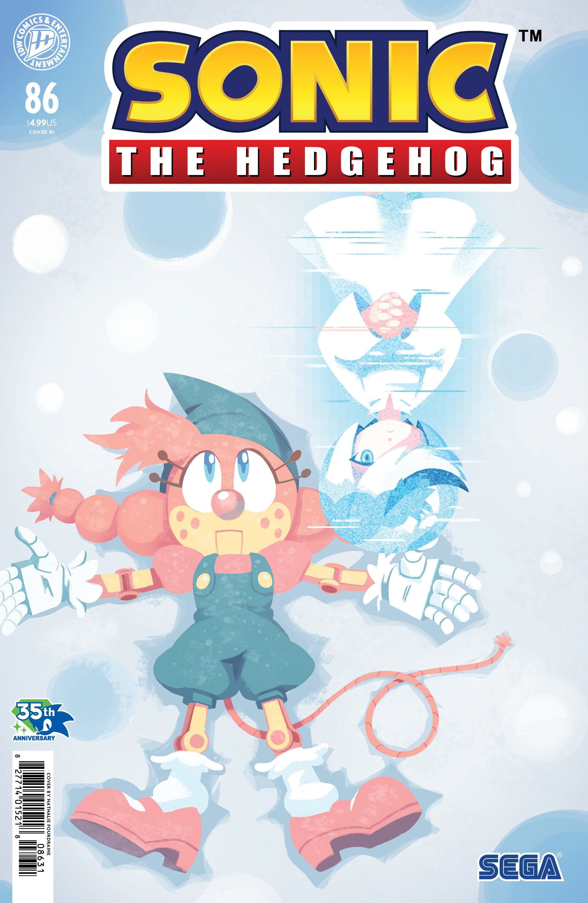 Sonic The Hedgehog #86 Variant Ri (15) (Fourdraine) | Odin's Place