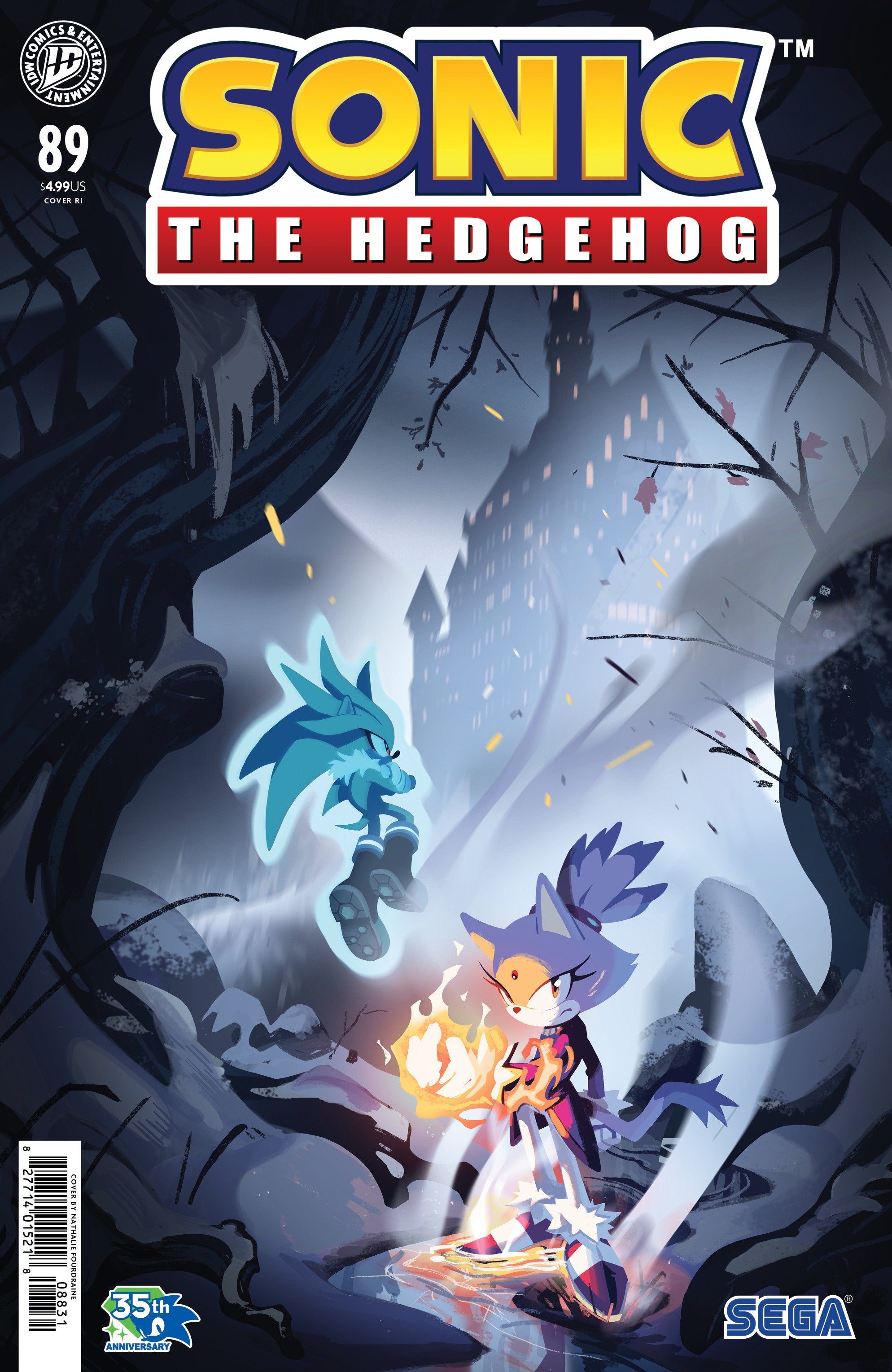 Sonic The Hedgehog #89 Variant Ri (15) (Fourdraine) | Odin's Place