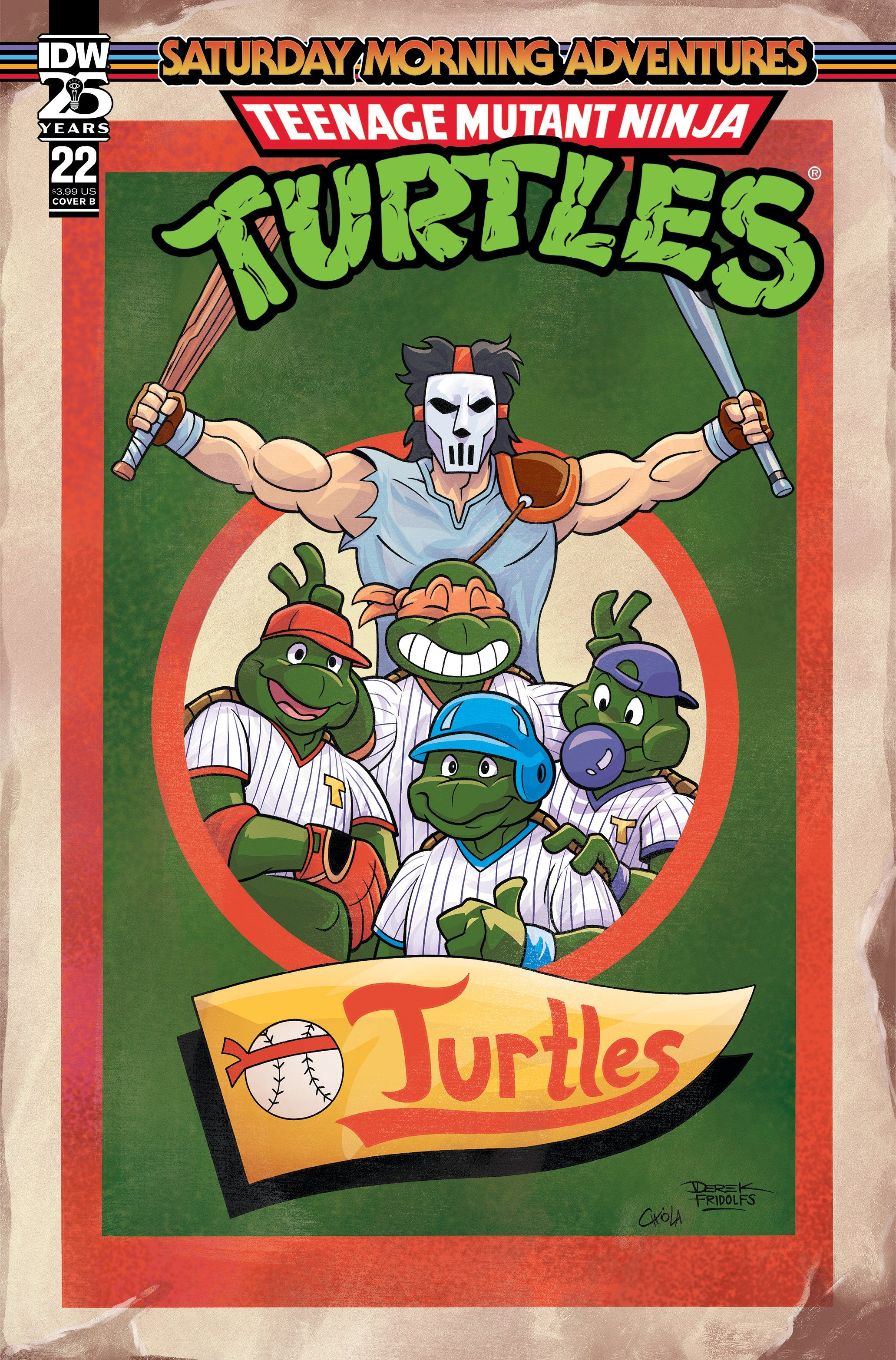 Teenage Mutant Ninja Turtles Saturday Morning Adventure #22 Cover B Fridolfs | Odin's Place